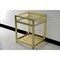 Fauceture VSP2522A7 25-Inch x 22-Inch Steel Console Sink Base, Brushed Brass VSP2522A7 - alternate 2